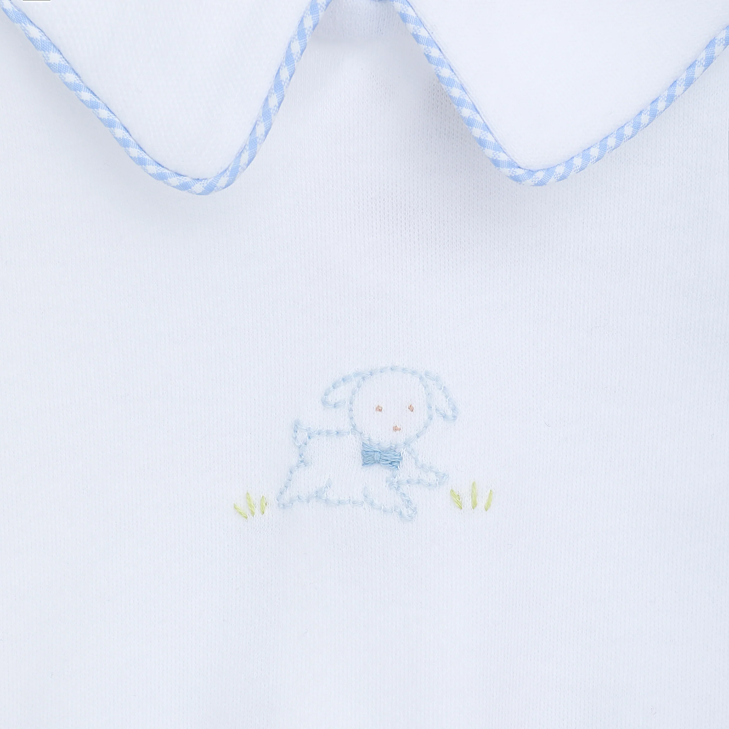 BABY PUPPY COTTON KNIT FOOTIE - Image 4