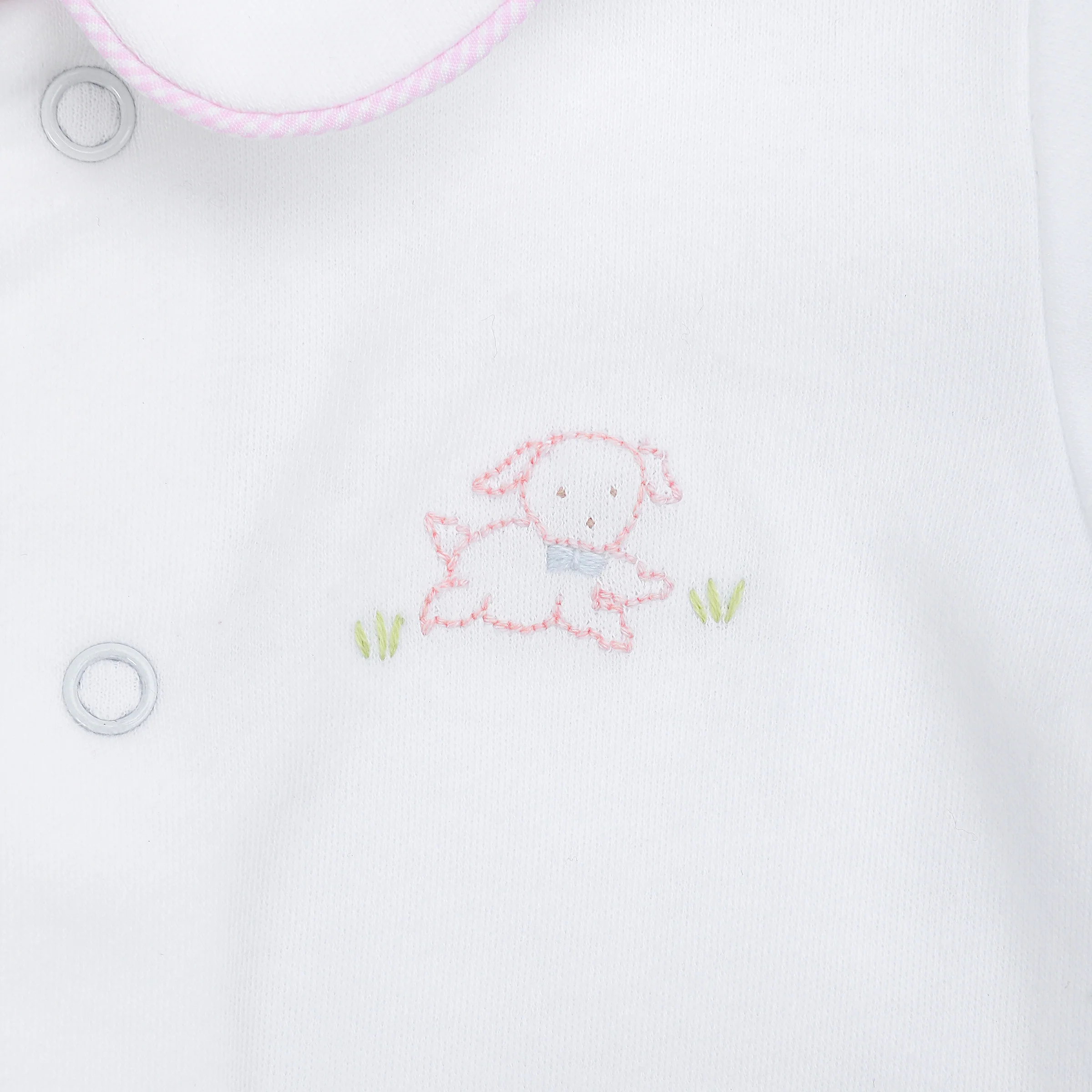 BABY PUPPY COTTON KNIT FOOTIE - Image 3