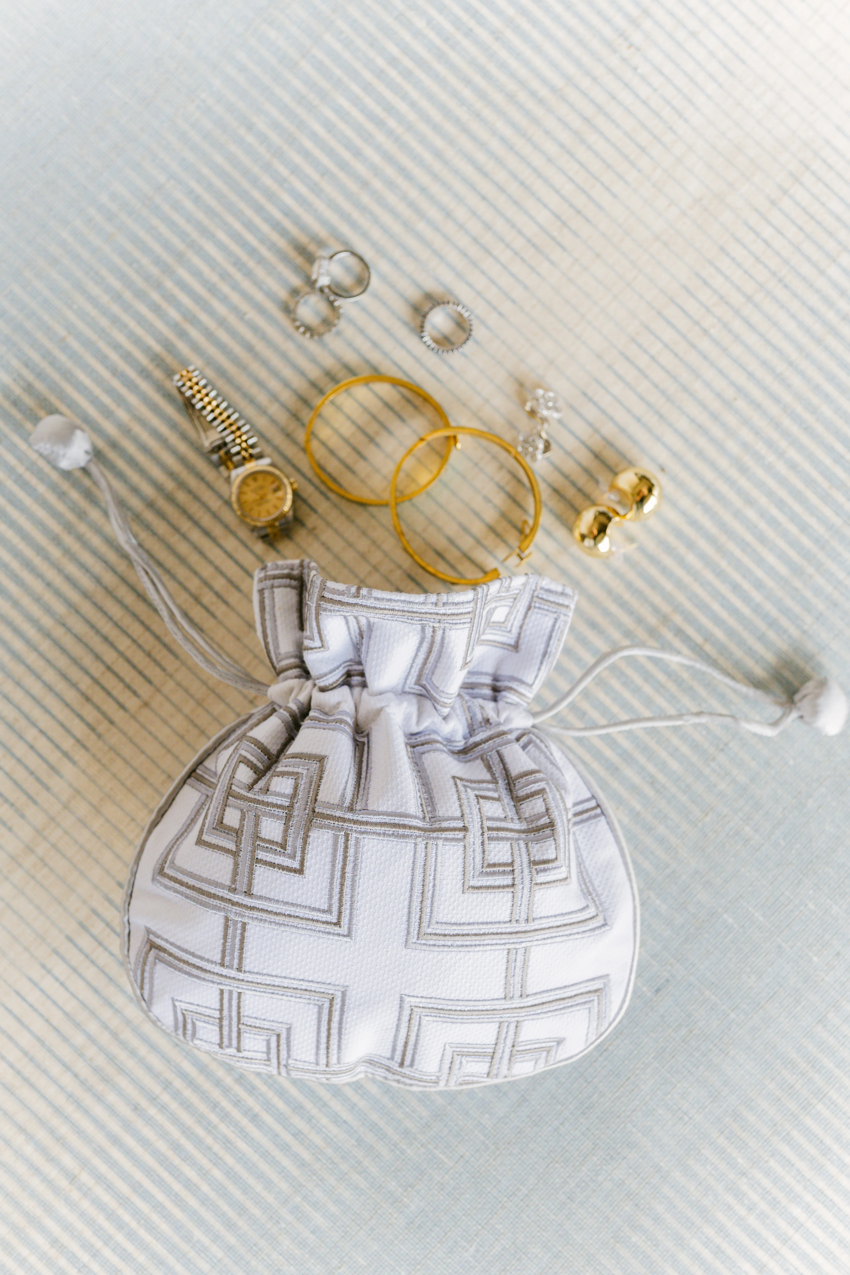 Geometric Jewelry Pouch - Image 3