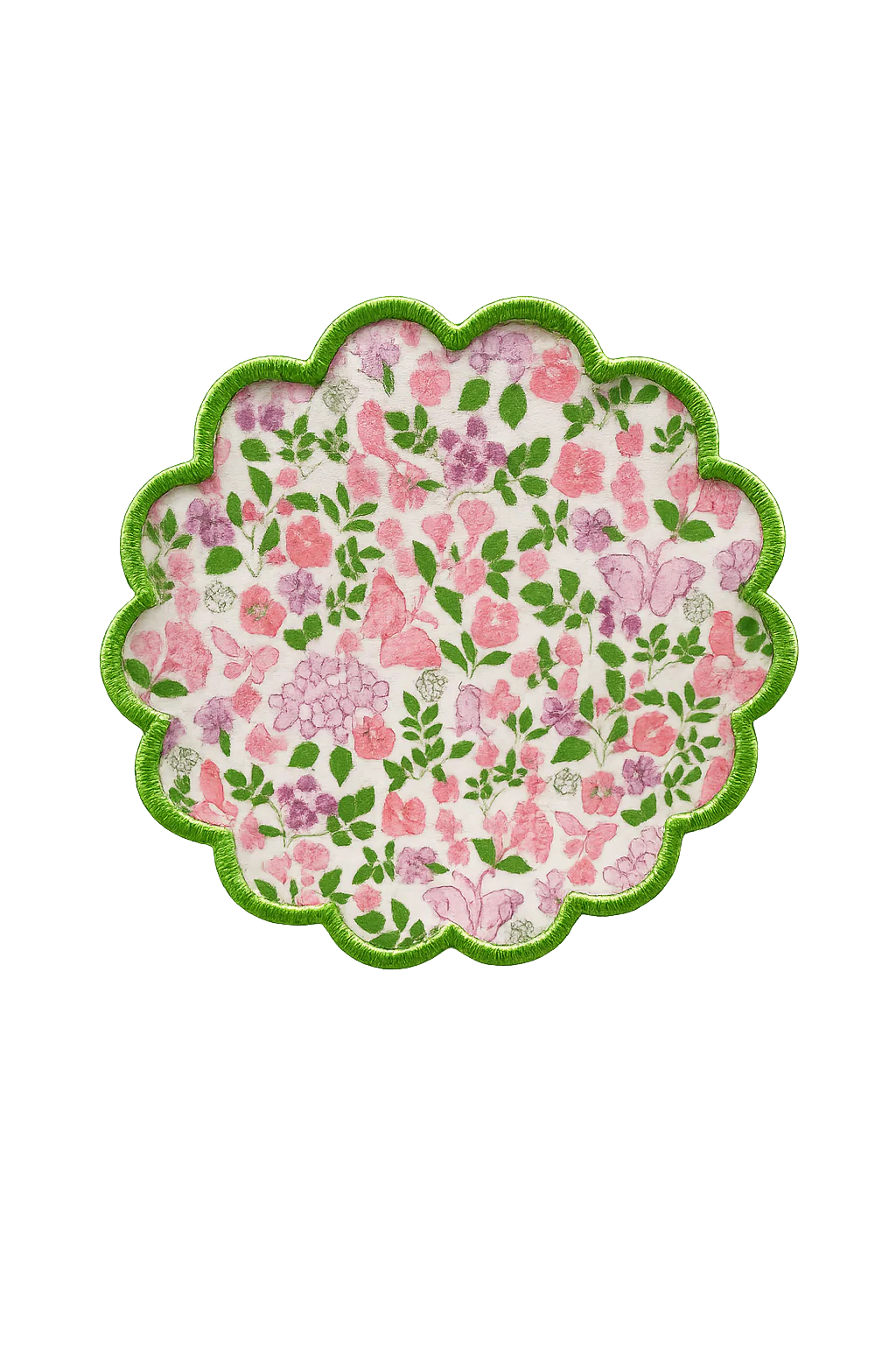 Monogrammed Scalloped Patch - 5" - Image 2