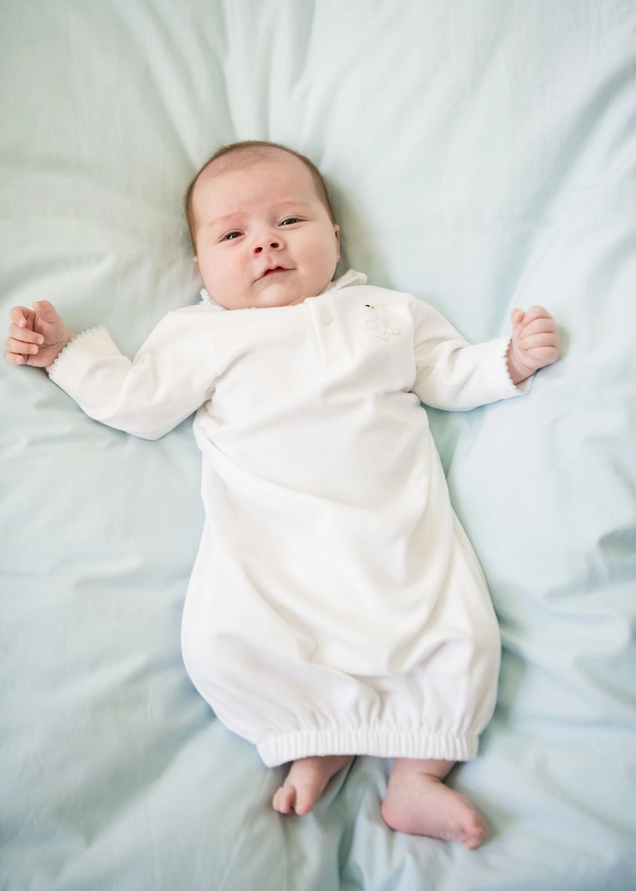 BABY TEDDY BEAR COTTON KNIT SACK - Image 3