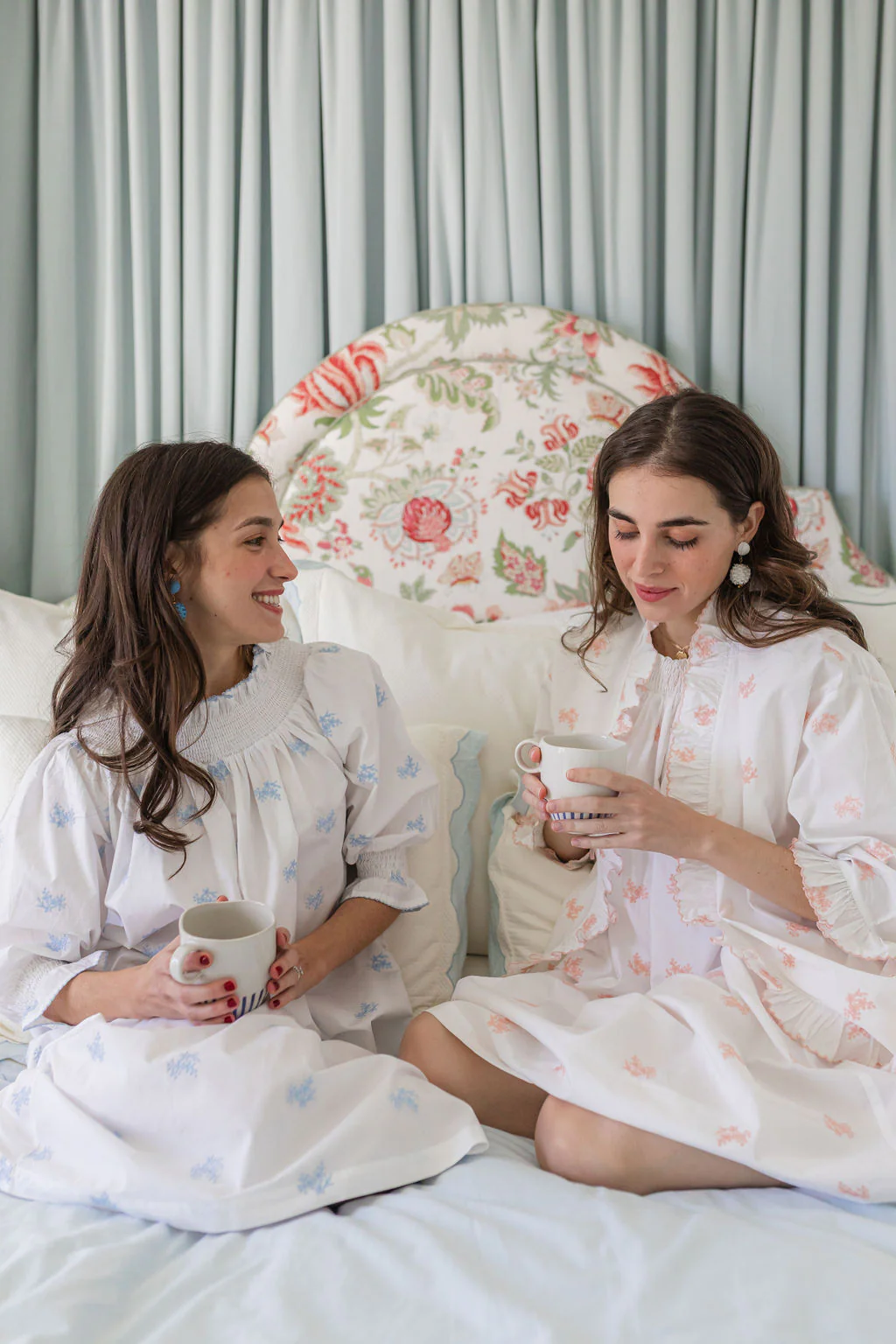 NANCY COTTON EMBROIDERED LONG SLEEVE NIGHTGOWN - Image 10